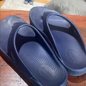 OOFOS Dark Blue Comfort Sandals
